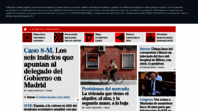 What Elmundo.es website looked like in 2020 (3 years ago)