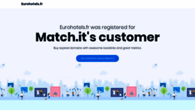 What Eurohotels.fr website looked like in 2020 (3 years ago)