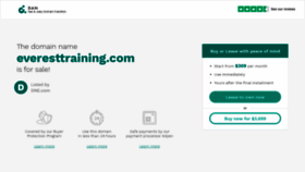 What Everesttraining.com website looked like in 2020 (3 years ago)