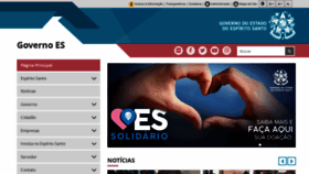 What Es.gov.br website looked like in 2020 (3 years ago)