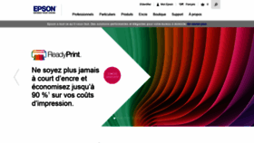 What Epson.fr website looked like in 2020 (3 years ago)