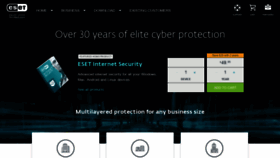 What Eset.com website looked like in 2020 (3 years ago)