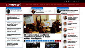 What Evrensel.net website looked like in 2020 (3 years ago)