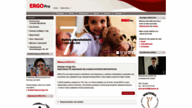 What Ergopro.pl website looked like in 2020 (3 years ago)
