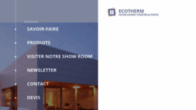 What Ecothermweb.fr website looked like in 2020 (3 years ago)