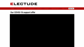 What Electude.com website looked like in 2020 (3 years ago)