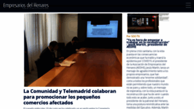 What Empresariosdelhenares.es website looked like in 2020 (3 years ago)