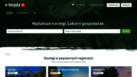 What E-turysta.pl website looked like in 2020 (3 years ago)