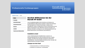 What Etzrodt-hf.de website looked like in 2020 (3 years ago)