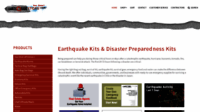What Earthquakestore.com website looked like in 2020 (3 years ago)