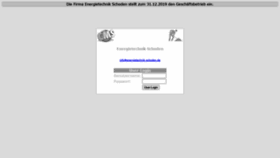 What Energietechnik-schoden.de website looked like in 2020 (3 years ago)