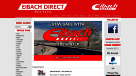 What Eibachdirect.com website looked like in 2020 (3 years ago)