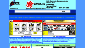 What Esr.co.uk website looked like in 2020 (3 years ago)