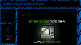 What Embroidermodder.org website looked like in 2020 (3 years ago)