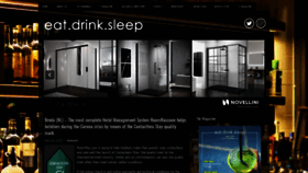 What Eat-drink-sleep.com website looked like in 2020 (3 years ago)