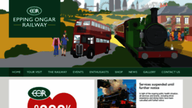What Eorailway.co.uk website looked like in 2020 (3 years ago)