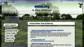 What Elstel.org website looked like in 2020 (3 years ago)