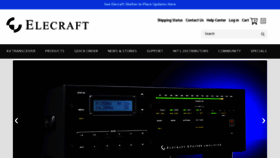 What Elecraft.com website looked like in 2020 (3 years ago)