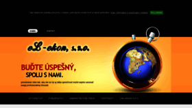 What El-ekon.sk website looked like in 2020 (3 years ago)