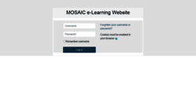 What Elearning.mosaicbc.org website looked like in 2020 (3 years ago)