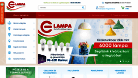 What Elampa.hu website looked like in 2020 (3 years ago)