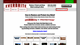What Everbritecoatings.com website looked like in 2020 (3 years ago)