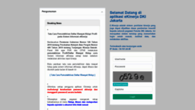 What Etkdbkd.jakarta.go.id website looked like in 2020 (3 years ago)