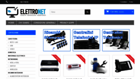 What Elettronetshop.it website looked like in 2020 (6 years ago)