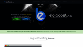 What Elo-boost.net website looked like in 2020 (3 years ago)