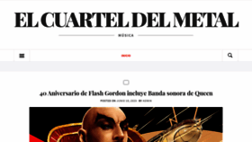 What Elcuarteldelmetal.es website looked like in 2020 (3 years ago)