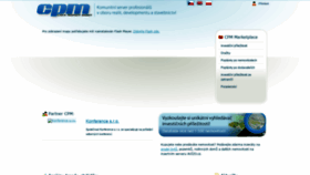 What Ecpm.cz website looked like in 2020 (3 years ago)