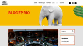What Elephantparade.com.br website looked like in 2020 (3 years ago)