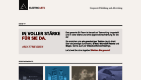 What Electric-arts.at website looked like in 2020 (3 years ago)