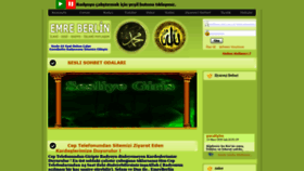 What Emreberlin.com website looked like in 2020 (3 years ago)