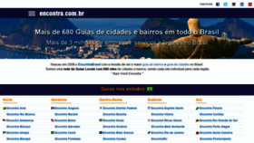 What Encontra.com.br website looked like in 2020 (3 years ago)