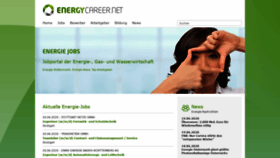 What Energycareer.net website looked like in 2020 (3 years ago)