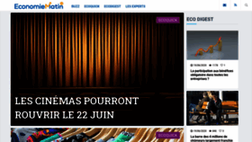 What Economiematin.fr website looked like in 2020 (3 years ago)