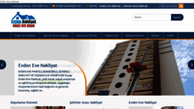 What Evyapnakliyat.com website looked like in 2020 (3 years ago)
