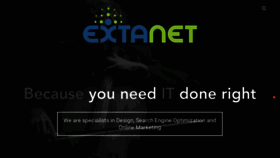 What Extanet.com website looked like in 2020 (3 years ago)