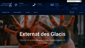 What Externat-glacis.ch website looked like in 2020 (3 years ago)