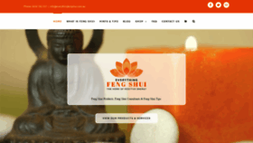 What Everythingfengshui.com.au website looked like in 2020 (3 years ago)