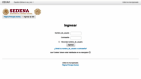 What Educacionvirtual.sedena.gob.mx website looked like in 2020 (3 years ago)