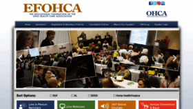 What Efohca.org website looked like in 2020 (3 years ago)