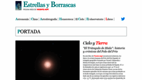 What Estrellasyborrascas.com website looked like in 2020 (3 years ago)