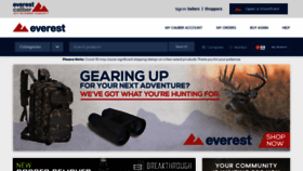 What Everest.com website looked like in 2020 (3 years ago)