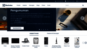 What Electrolux.co.id website looked like in 2020 (3 years ago)