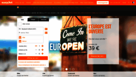 What Easyjet.fr website looked like in 2020 (3 years ago)