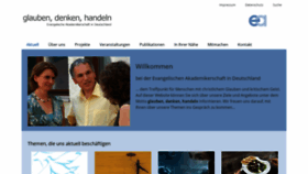 What Evangelische-akademiker.de website looked like in 2020 (3 years ago)