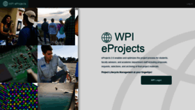 What Eprojects.wpi.edu website looked like in 2020 (3 years ago)