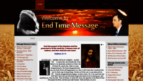 What End-time-message.org website looked like in 2020 (3 years ago)